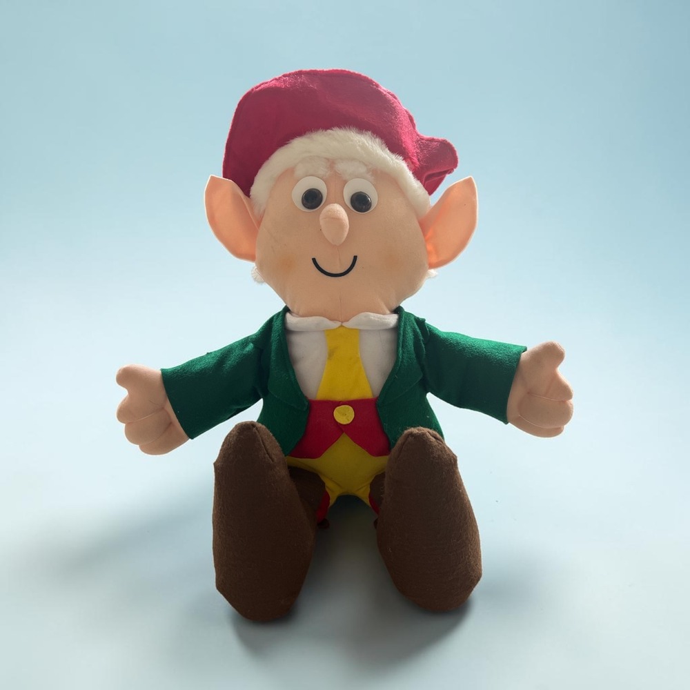 Vintage Keebler Elf Ernie Plush 18 Inch Stuffed Mascot Animal Fair Advertising